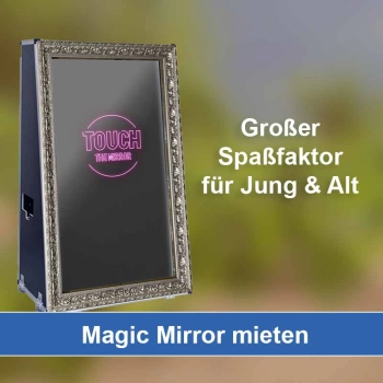 Magic Mirror (Fotospiegel) mieten in Delsberg
