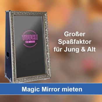 Magic Mirror (Fotospiegel) mieten in Ecublens