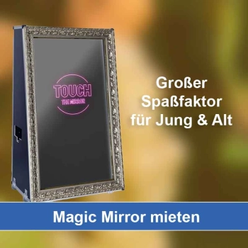 Magic Mirror (Fotospiegel) mieten in Monthey