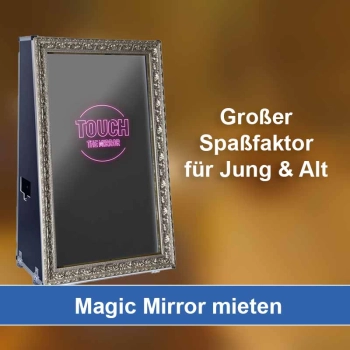 Magic Mirror (Fotospiegel) mieten in Val de Travers