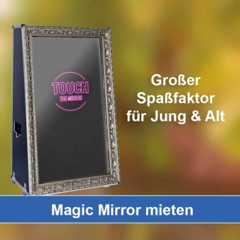 Magic Mirror (Fotospiegel) mieten in Wettingen